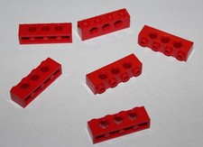 Lego technic red brick - technic, 1x4
