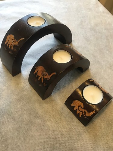 Bougeoires decor elephant - 3,
