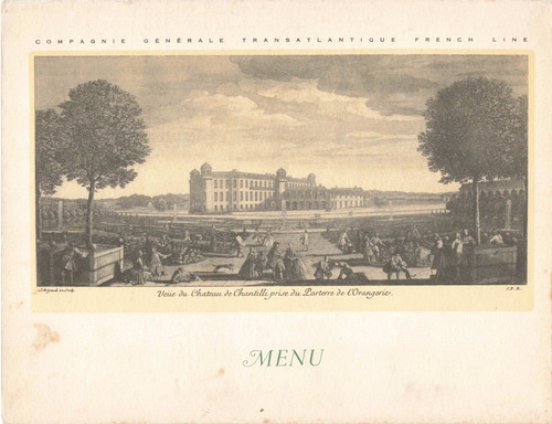 Vieux papier menu cie - papier,