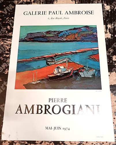 Affiche exposition peintre - affiche,