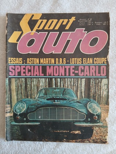 Sport auto 1967 aston - auto,