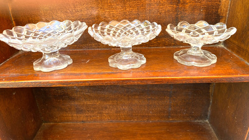 Ancienne coupe en verre - ancienne,