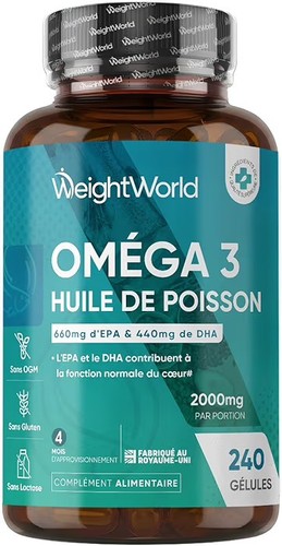 Oméga huile poisson - 3, de