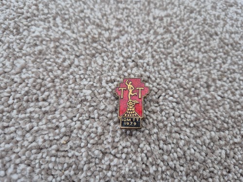 Badge moto vintage isle of - badge,