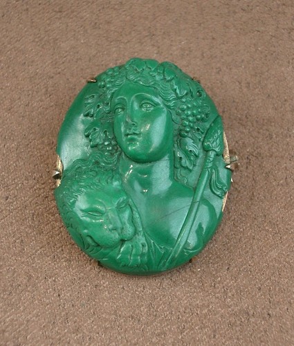 Camée figurant bacchus le - camée,