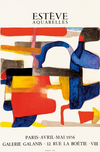 Maurice estève affiche - estève,,