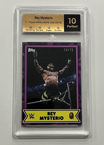 2025 topps wwe bape rey - topps, x