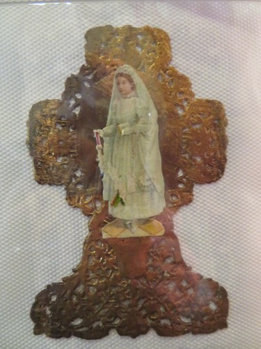 Ancienne image religieuse - ancienne,