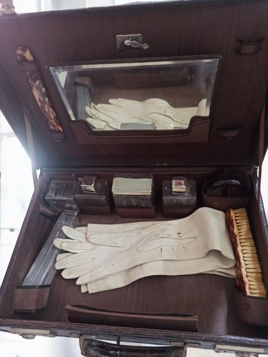 Trousse toilette ancienne - trousse,