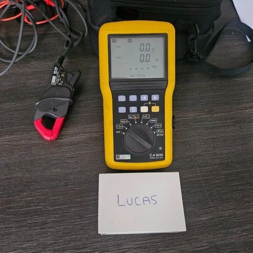 Analyseur puissance chauvin - analyseur, de