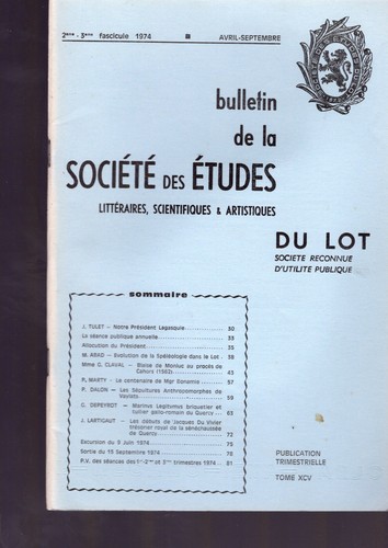 Bulletin societe des - bulletin, la