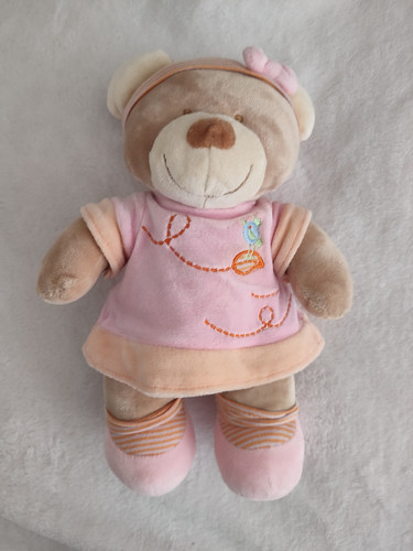 Doudou pommette ancien ours - doudou,
