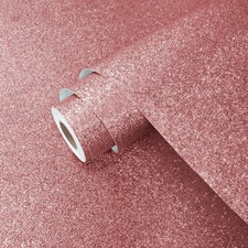 Papier peint paillettes - peint, rose