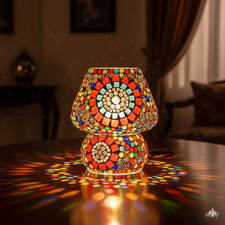 Lampe de table en mosaïque