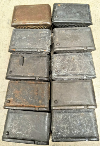 10x garand clips 8rd used - 10x,