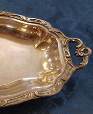 Ancien plateau métal Argenté