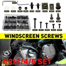 Black Fairing Bolts Nut Fender