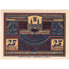 Allemagne, Weissenfels, 25 Pfennig, SPL