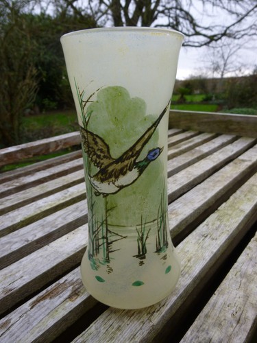 Ancien vase emaille - ancien,