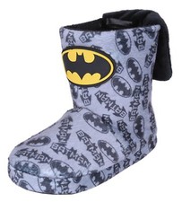 Chaussons de couleur grise Batman