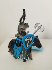 Playmobil 3315 Moyen-âge Chevalier Noir avec cheval 