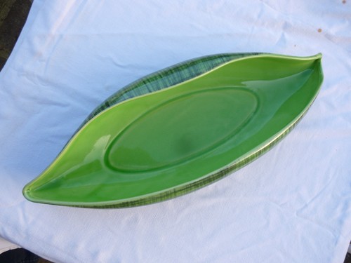 Grande coupe fruits - a, faience