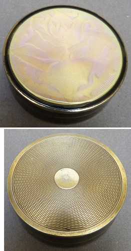 Boite ronde argent massif - argent,