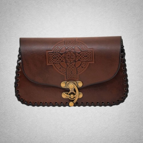 Sac ceinture viking cuir - sac,