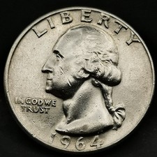 Washington quarter dollar 1964 - washington,