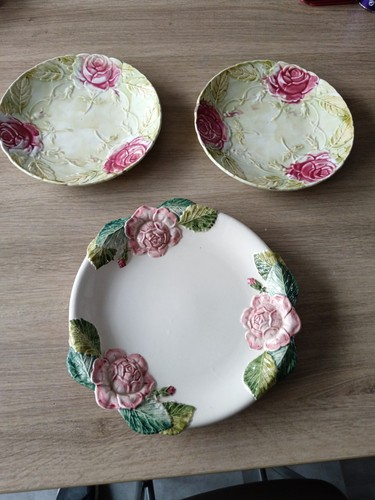 Lot anciennes assiettes en - lot,