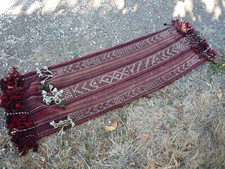 TAPIS de SELLE,chameau,âne,sacoche,tissé main/ethnique