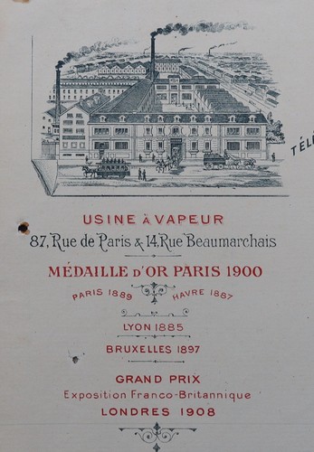 Facture 1911 distillerie - 1911,