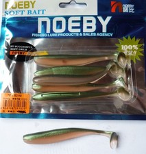 Noeby pêche leurre souple odorant Texan Minnow 10cm 5g couleur 206