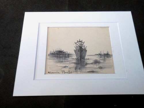 Buffet maurice dessin encre - buffet,