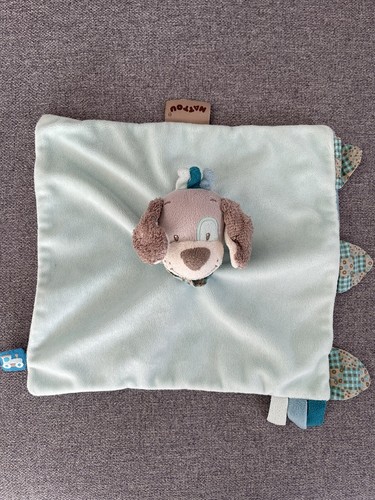 Doudou plat chien - doudou, gris