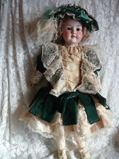 BELLE POUPEE ANCIENNE  PORCELAINE ARMAND MARSEILLE 68 CM 