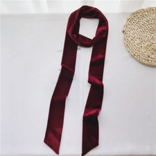 Cintré Femmes Velours Cravate Ceinture Écharpe Bracelet pour Robe Veste