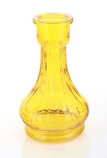 Nouveau vase de gini Jaune décoratif pour chicha narghilé pyramide MEDIUM 