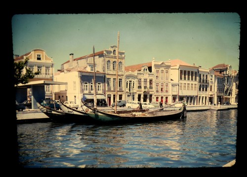 Diapositive bateau port - bateau, maison