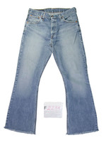 Levis 516 Flare Bootcut (Cod. F2239) Tg46 W32 L34 Jeans Usagé ACCORCIATO Vintage