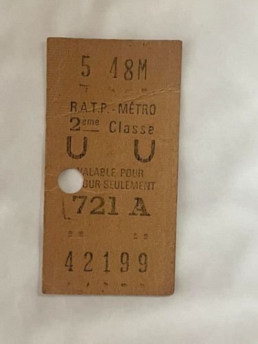 Vieux papier ancien ticket - vieux,