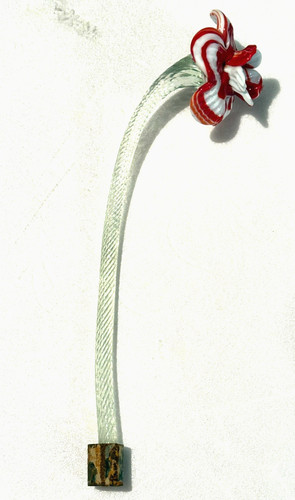 Pampille fleur verre de - pampille,