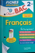 Objectif Bac 66 Fiches Detachables français 2nde état neuf