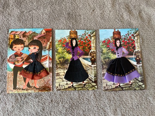 Cartes postales brodees - brodees, &