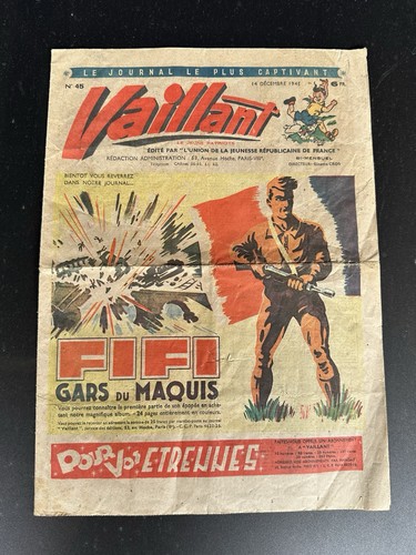 Rare journal vaillant du - rare,