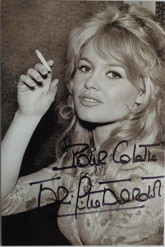 Photo dédicacée madame - dédicacée,