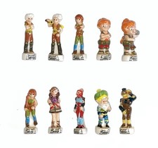 Série complète de 10 fèves