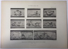 Paris : Hôtel de Salm - bas-reliefs Photogravure de 1905