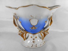 ( 120 ) LARGE ET SUBLIME VASE DE MARIÉE  EN PORCELAINE DE PARIS XIX ème