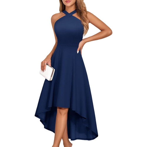 Robe midi élégante cocktail